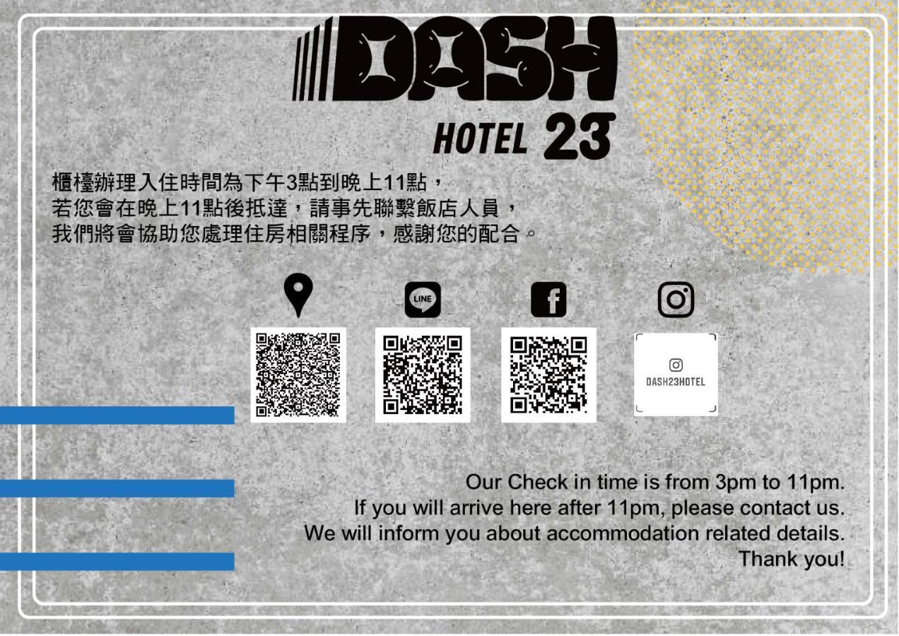 Dash 23 Hotel Tainan Exterior foto